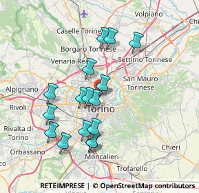 Mappa Lungo Dora Agrigento, 10152 Torino TO, Italia (6.79188)