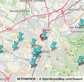 Mappa Lungo Dora Agrigento, 10152 Torino TO, Italia (4.815)