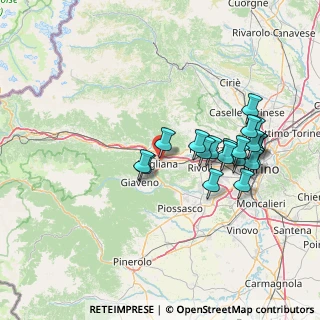 Mappa Via Generale C. Alberto dalla Chiesa, 10051 Avigliana TO, Italia (14.31)