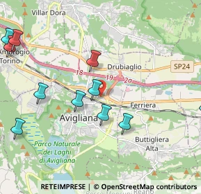 Mappa Via Generale Carlo Alberto dalla Chiesa, 10051 Avigliana TO, Italia (2.51182)