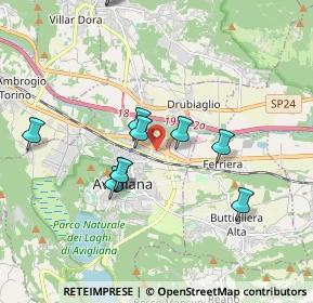 Mappa Via Generale Carlo Alberto dalla Chiesa, 10051 Avigliana TO, Italia (1.93273)