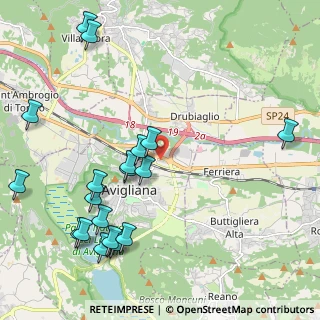 Mappa Via Generale C. Alberto dalla Chiesa, 10051 Avigliana TO, Italia (2.5795)