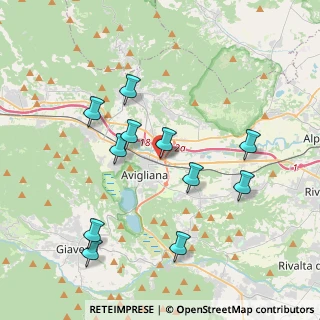 Mappa Via Generale C. Alberto dalla Chiesa, 10051 Avigliana TO, Italia (3.89727)