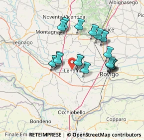 Mappa Via Argine Sinistro, 45026 Lendinara RO, Italia (12.3965)