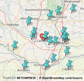 Mappa Via Argine Sinistro, 45026 Lendinara RO, Italia (15.967)