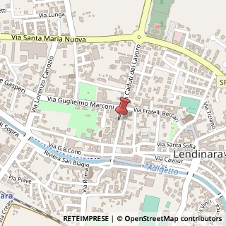 Mappa Via B.Varliero, 27, 45026 Lendinara, Rovigo (Veneto)