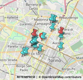 Mappa Via Graziadio Ascoli, 10144 Torino TO, Italia (1.41882)