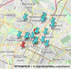 Mappa Via Graziadio Ascoli, 10144 Torino TO, Italia (1.43882)