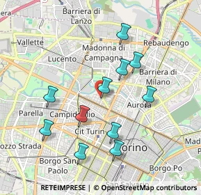 Mappa Via Graziadio Ascoli, 10144 Torino TO, Italia (1.82364)