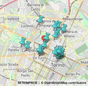 Mappa Via Graziadio Ascoli, 10144 Torino TO, Italia (1.4685)