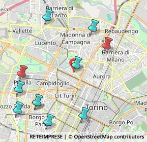 Mappa Via Graziadio Ascoli, 10144 Torino TO, Italia (2.66182)