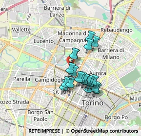 Mappa Via Graziadio Ascoli, 10144 Torino TO, Italia (1.293)