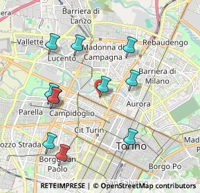 Mappa Via Graziadio Ascoli, 10144 Torino TO, Italia (2.00818)