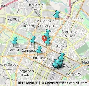 Mappa Via Graziadio Ascoli, 10144 Torino TO, Italia (1.98929)