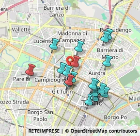Mappa Via Graziadio Ascoli, 10144 Torino TO, Italia (1.7325)