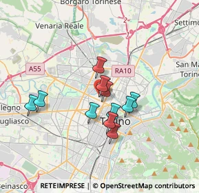 Mappa Via Graziadio Ascoli, 10144 Torino TO, Italia (2.70455)