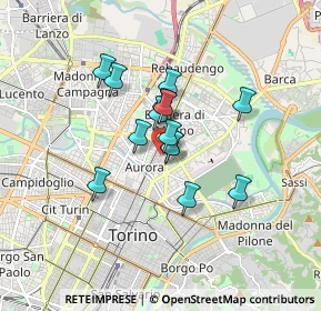 Mappa Via Giuseppe Camino, 10153 Torino TO, Italia (1.18214)