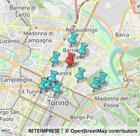 Mappa Via Giuseppe Camino, 10153 Torino TO, Italia (1.38091)