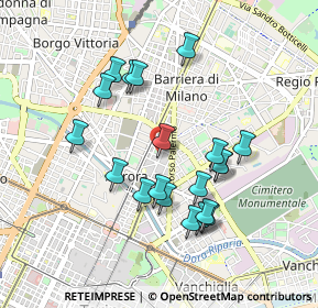 Mappa Via Giuseppe Camino, 10153 Torino TO, Italia (0.8585)