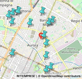 Mappa Via Giuseppe Camino, 10153 Torino TO, Italia (1.22333)