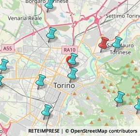 Mappa Via Giuseppe Camino, 10153 Torino TO, Italia (5.61769)
