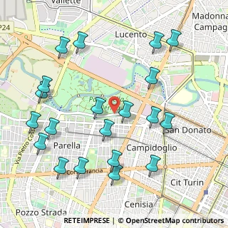 Mappa Corso Appio Claudio, 10151 Torino TO, Italia (1.195)
