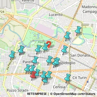 Mappa Corso Appio Claudio, 10151 Torino TO, Italia (1.205)