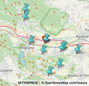 Mappa Via Della Praia, 10090 Ferriera TO, Italia (3.62727)