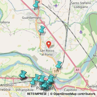 Mappa Strada Statale 9 Via Emilia, 26865 San Rocco al Porto LO, Italia (3.4215)