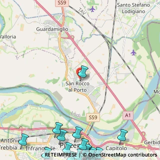 Mappa Strada Statale 9 Via Emilia, 26865 San Rocco al Porto LO, Italia (4.165)