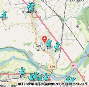 Mappa Strada Statale 9 Via Emilia, 26865 San Rocco al Porto LO, Italia (3.37071)