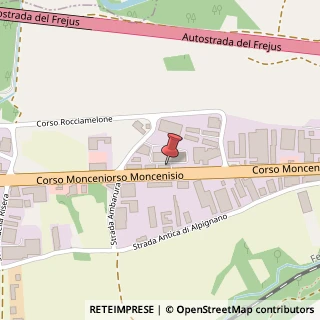 Mappa Corso Moncenisio, 36, 10090 Rosta, Torino (Piemonte)