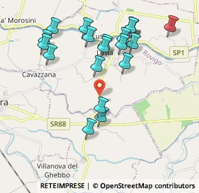 Mappa Via Marasso, 45020 Marasso RO, Italia (2.0605)