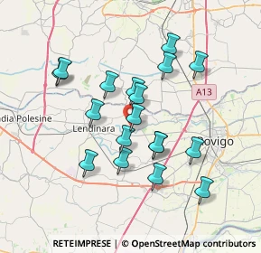 Mappa Via Marasso, 45020 Marasso RO, Italia (6.44167)