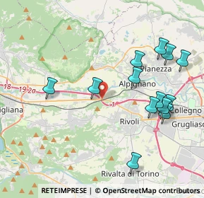 Mappa SS 25, 10098 Rivoli TO (4.34077)