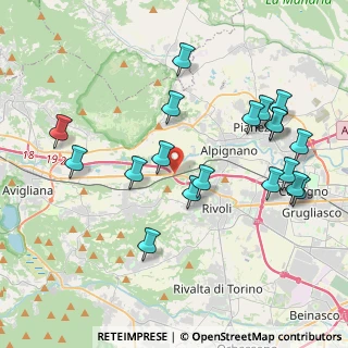 Mappa SS 25, 10098 Rivoli TO (4.35158)