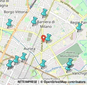 Mappa Via Vittorio Bersezio, 10152 Torino TO, Italia (1.41462)