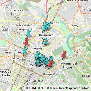 Mappa Via Vittorio Bersezio, 10152 Torino TO, Italia (1.823)