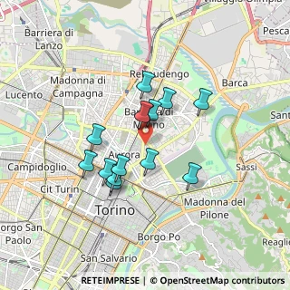 Mappa Via Vittorio Bersezio, 10152 Torino TO, Italia (1.35643)
