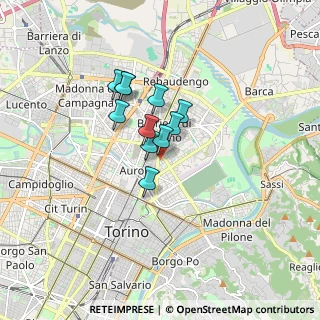 Mappa Via Vittorio Bersezio, 10152 Torino TO, Italia (1.09545)
