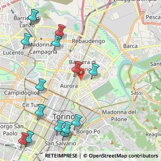 Mappa Via Vittorio Bersezio, 10152 Torino TO, Italia (2.96933)