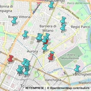 Mappa Via Vittorio Bersezio, 10152 Torino TO, Italia (1.187)