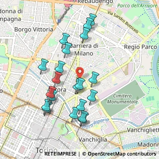 Mappa Via Vittorio Bersezio, 10152 Torino TO, Italia (0.9625)
