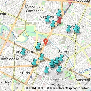 Mappa Corso Principe Oddone, 10152 Torino TO, Italia (1.1235)