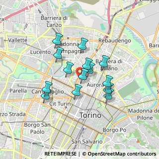 Mappa Corso Principe Oddone, 10152 Torino TO, Italia (1.36071)