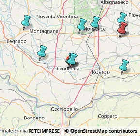 Mappa Via Santa Lucia, 45026 Lendinara RO, Italia (16.33818)