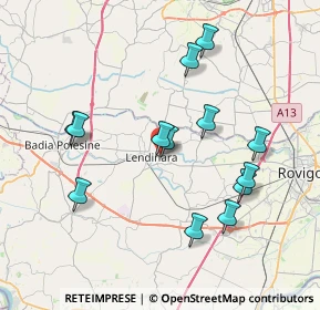 Mappa Via Santa Lucia, 45026 Lendinara RO, Italia (7.48923)