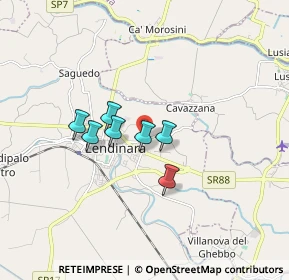 Mappa Via Santa Lucia, 45026 Lendinara RO, Italia (2.39364)