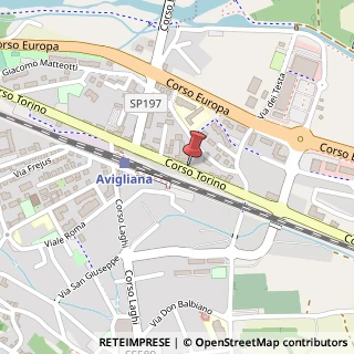 Mappa Corso Torino, 96, 10051 Avigliana, Torino (Piemonte)