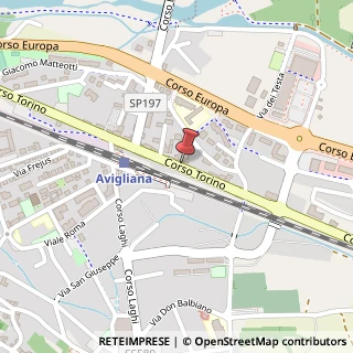 Mappa Corso Torino, 100, 10051 Avigliana, Torino (Piemonte)
